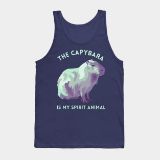The Capybara Is My Spirit Animal Tank Top